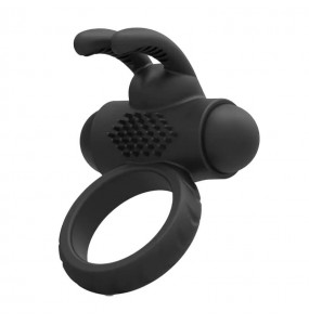 Geteen - Shared Pleasure Vibrating Cock Ring (Battery - Black)